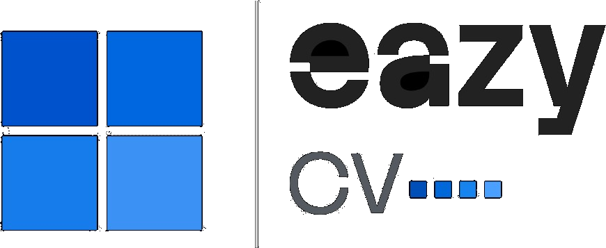 eazy CV logo op donker