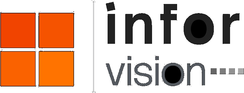 inforvision logo op donker